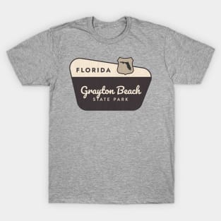 Grayton Beach State Park Florida Welcome Sign T-Shirt